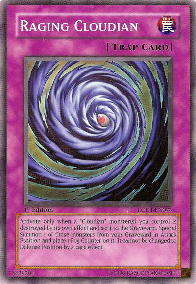 Raging Cloudian (LODT-EN076) - Light of Destruction Unlimited