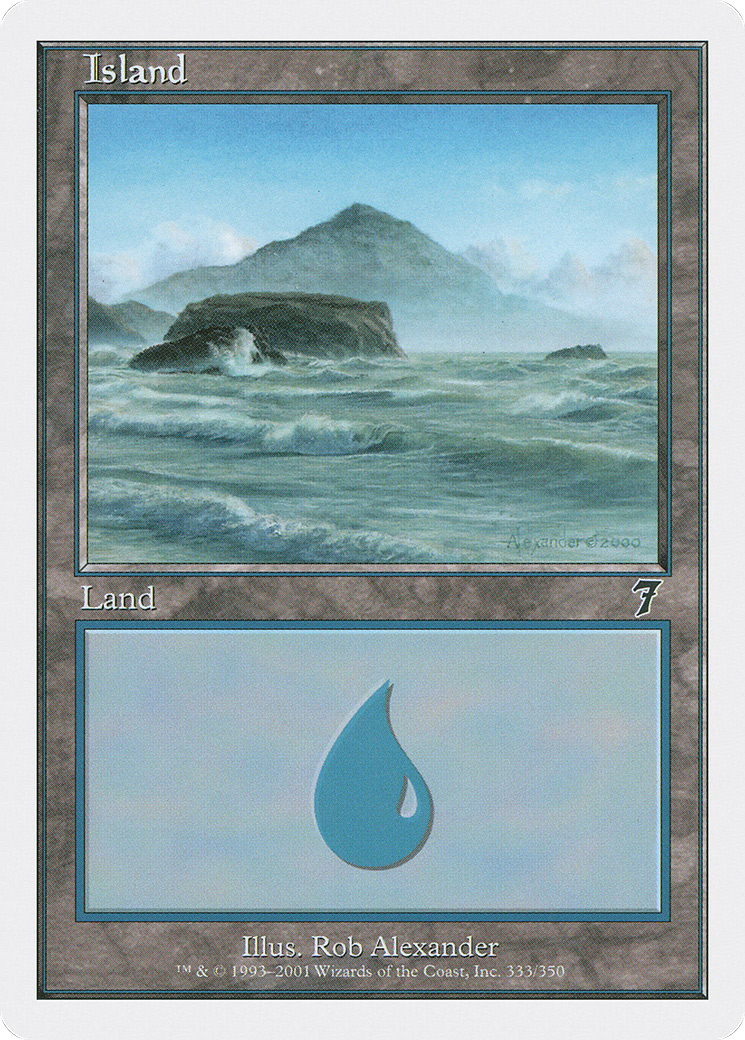 Island (333) [Seventh Edition] Foil