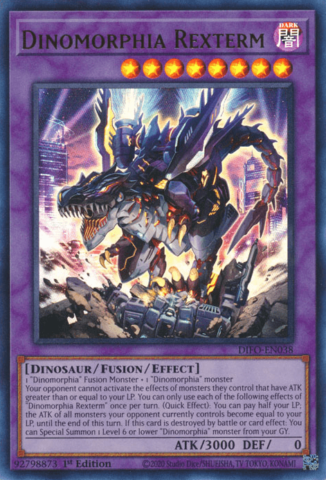 Dinomorphia Rexterm [DIFO-EN038] Ultra Rare - Josh's Cards