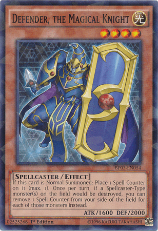 Defender, The Magical Knight [BP03-EN054] Shatterfoil Rare - Josh's Cards