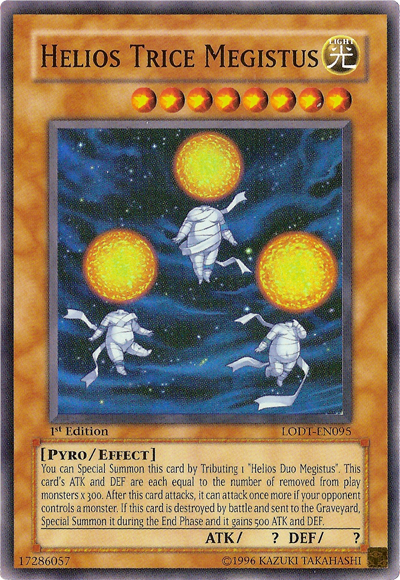 Helios Trice Megistus (LODT-EN095) - Light of Destruction Unlimited