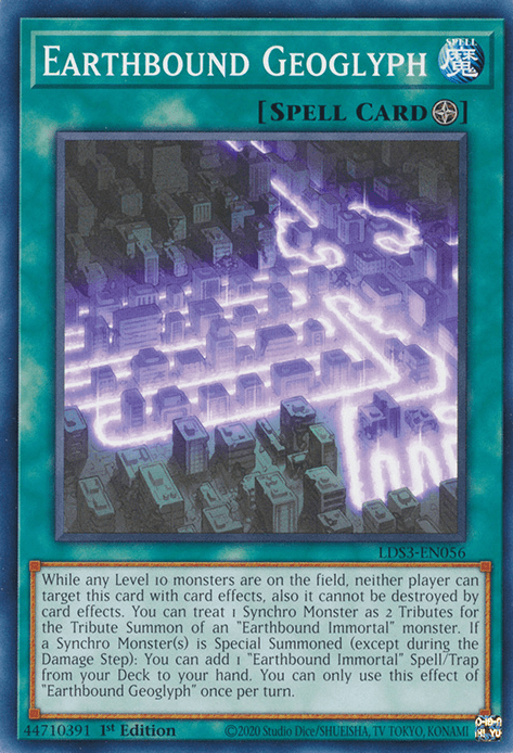 Earthbound Geoglyph [LDS3-EN056] Common - Josh's Cards