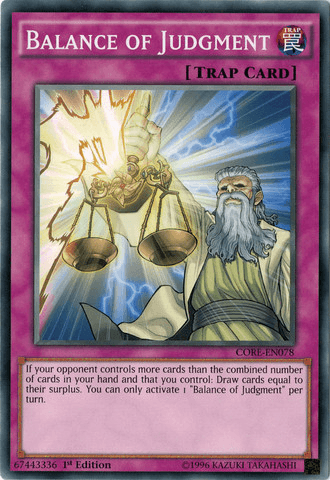 Balance of Judgment [CORE-EN078] Common - Josh's Cards