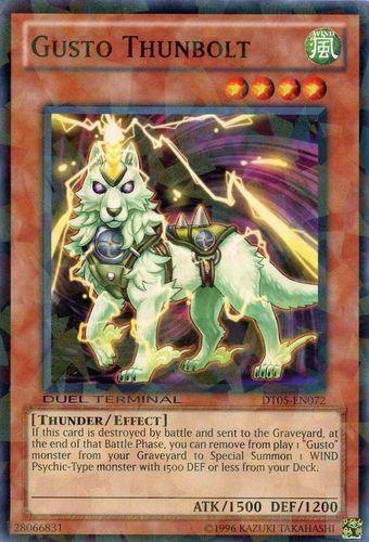 Gusto Thunbolt [DT05-EN072] Common - Josh's Cards