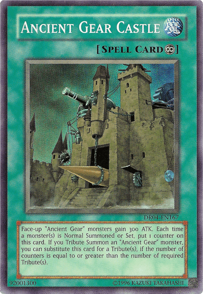 Ancient Gear Castle [DR04-EN167] Super Rare - Josh's Cards