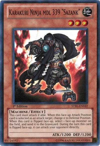 Karakuri Ninja mdl 339 Sazank [STBL-EN022] Super Rare - Josh's Cards
