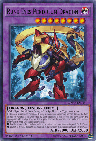 Rune-Eyes Pendulum Dragon [SDMP-EN043] Common - Josh's Cards