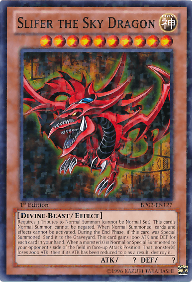 Slifer the Sky Dragon [BP02-EN127] Mosaic Rare - Josh's Cards