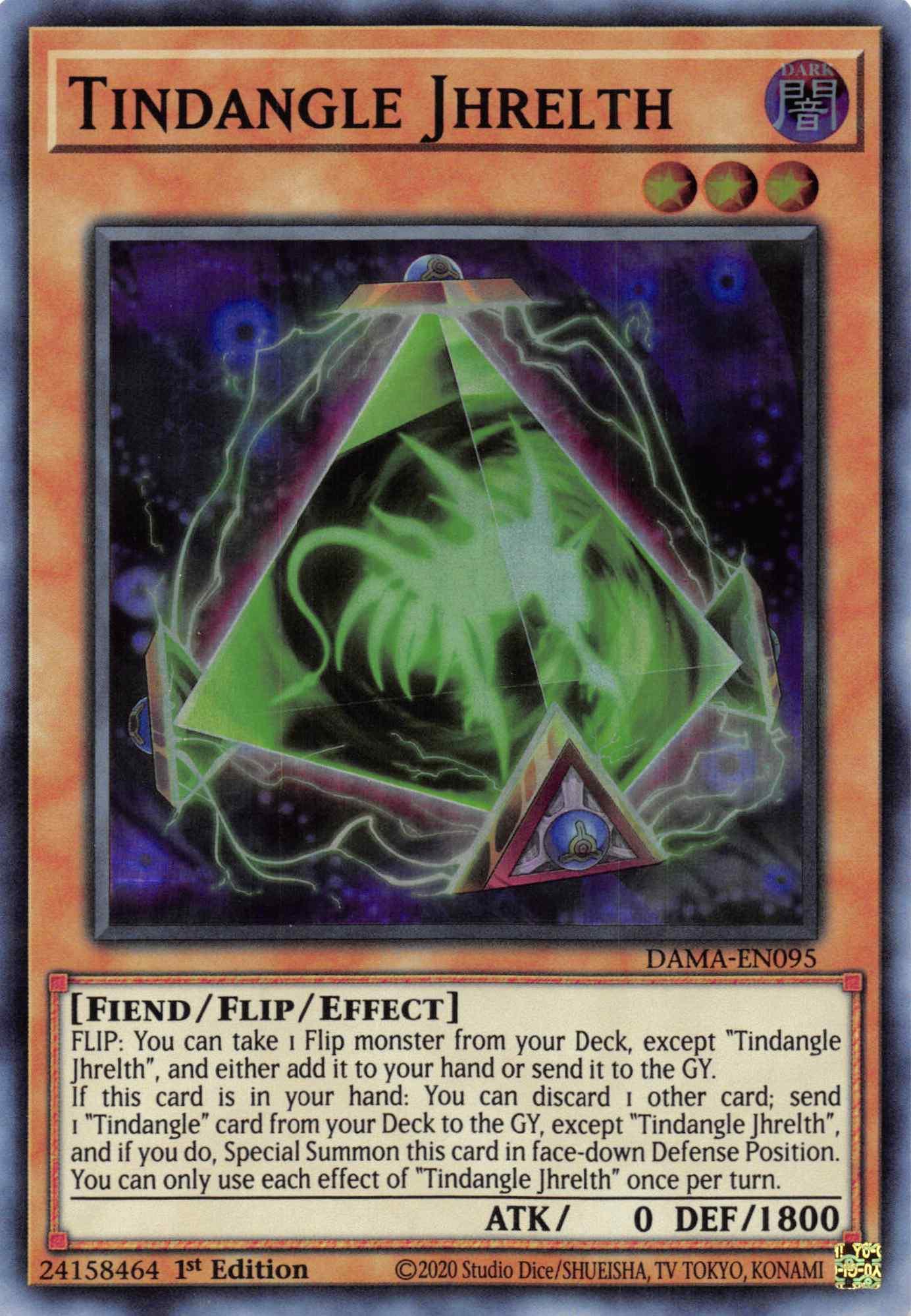 Tindangle Jhrelth [DAMA-EN095] Super Rare - Josh's Cards