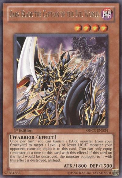 Dark Blade the Captain of the Evil World [ORCS-EN034] Rare - Josh's Cards