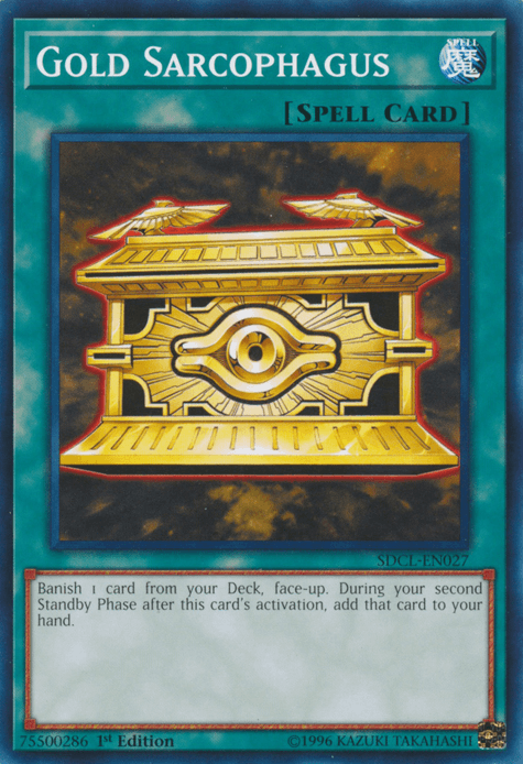 Gold Sarcophagus [SDCL-EN027] Common - Josh's Cards