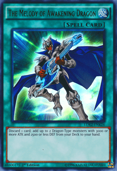 The Melody of Awakening Dragon [LDK2-ENK26] Ultra Rare - Josh's Cards