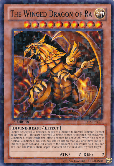 The Winged Dragon of Ra [BP02-EN126] Mosaic Rare - Josh's Cards