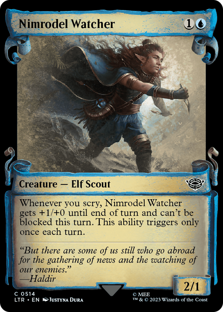 Nimrodel Watcher (LTR-514) - The Lord of the Rings: Tales of Middle-earth: (Showcase) Foil