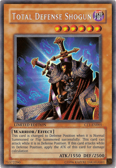 Total Defense Shogun [CT1-EN001] Secret Rare - Josh's Cards
