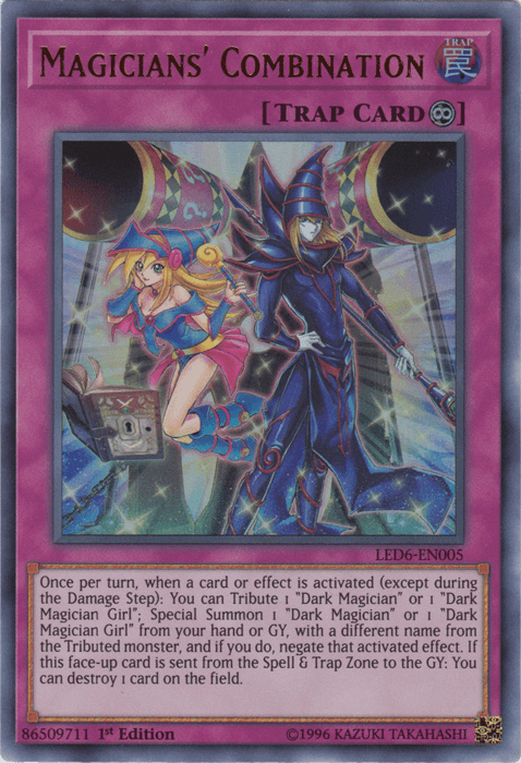 Magicians' Combination [LED6-EN005] Ultra Rare - Josh's Cards