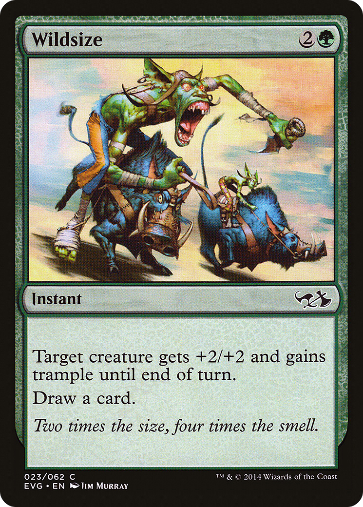 Wildsize (DD3-023) - Duel Decks Anthology: Elves vs. Goblins