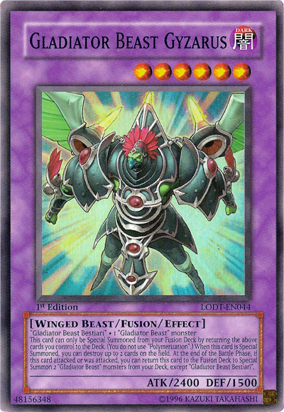 Gladiator Beast Gyzarus (LODT-EN044) - Light of Destruction Unlimited