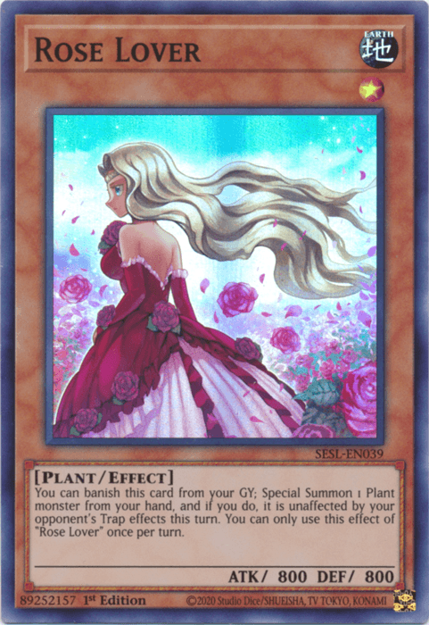 Rose Lover [SESL-EN039] Super Rare - Josh's Cards