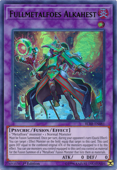 Fullmetalfoes Alkahest [BLRR-EN081] Ultra Rare - Josh's Cards