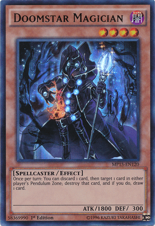 Doomstar Magician [MP15-EN120] Ultra Rare - Josh's Cards
