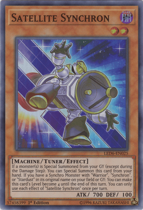 Satellite Synchron [LED6-EN025] Super Rare - Josh's Cards