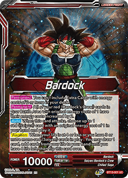 Bardock // SS Bardock, the Legend Awakened (Uncommon) (BT13-001) [Supreme Rivalry] Parallel Foil