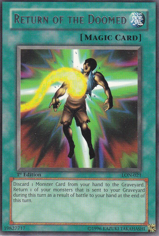 Return of the Doomed [LON-021] Rare - Josh's Cards