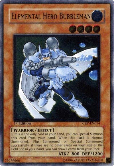 Elemental Hero Bubbleman [CRV-EN014] Ultimate Rare - Josh's Cards