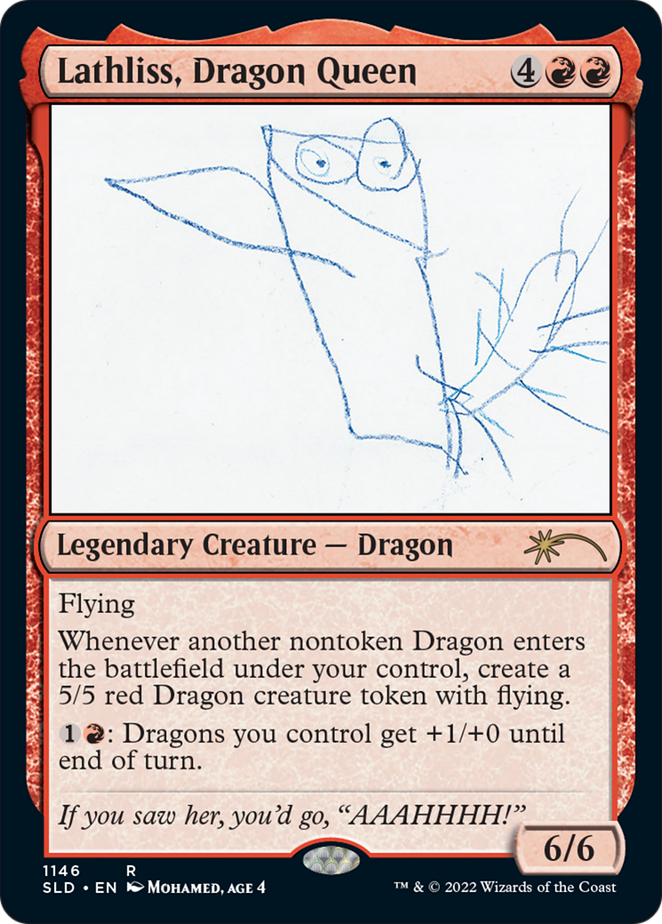Lathliss, Dragon Queen (SLD-1146) - Secret Lair Drop Foil