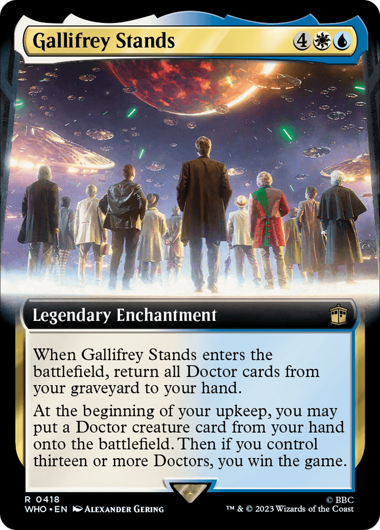 Gallifrey Stands (WHO-418) - Doctor Who: (Extended Art)