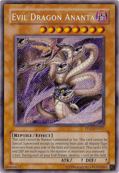 Evil Dragon Ananta [PP02-EN017] Secret Rare - Josh's Cards