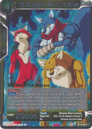 Trio De Dangers, Mark of the Wolves (BT9-065) [Universal Onslaught Prerelease Promos] Parallel Foil