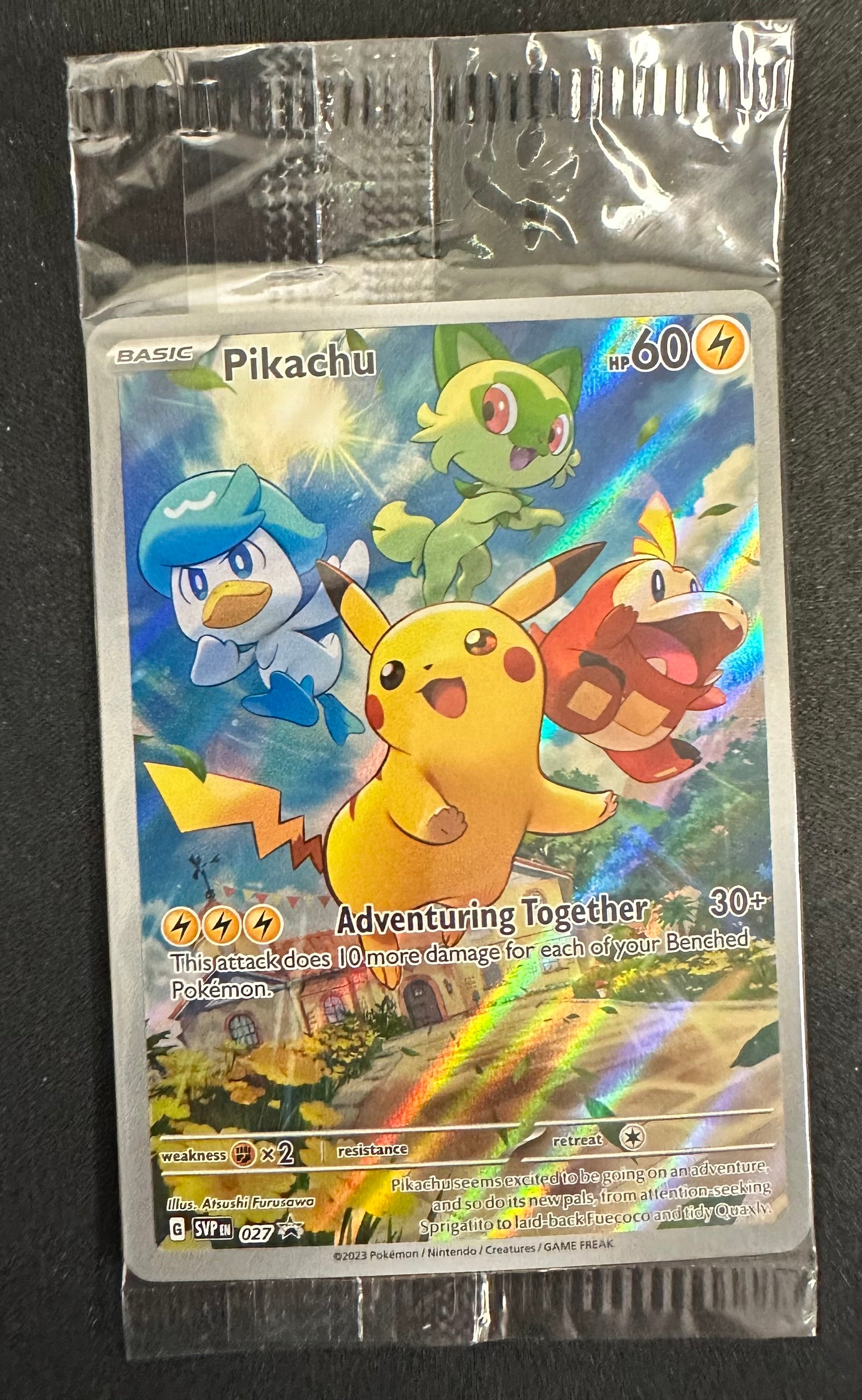 Pikachu [27] (SV: Scarlet & Violet Promo Cards) Sealed