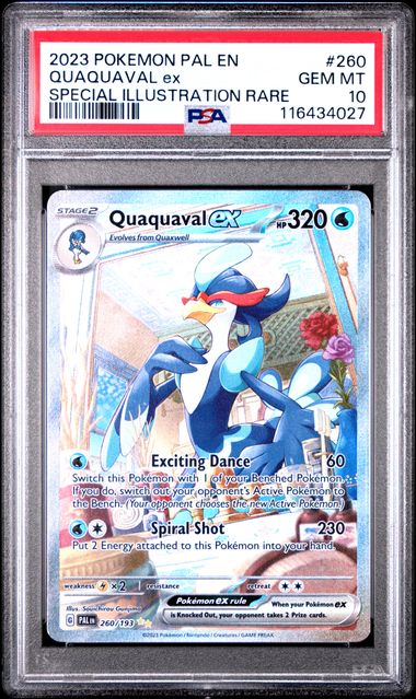 Quaquaval ex Paldea Evolved 260/193 PSA 10
