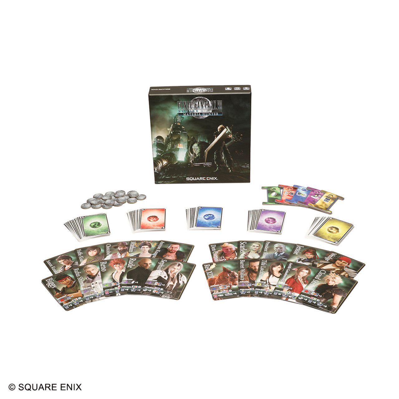 FINAL FANTASY VII REMAKE -BOARD GAME- MATERIA HUNTER