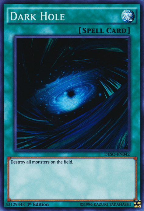 Dark Hole [DESO-EN042] Super Rare - Josh's Cards