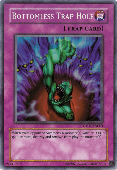 Bottomless Trap Hole [CP04-EN003] Super Rare - Josh's Cards