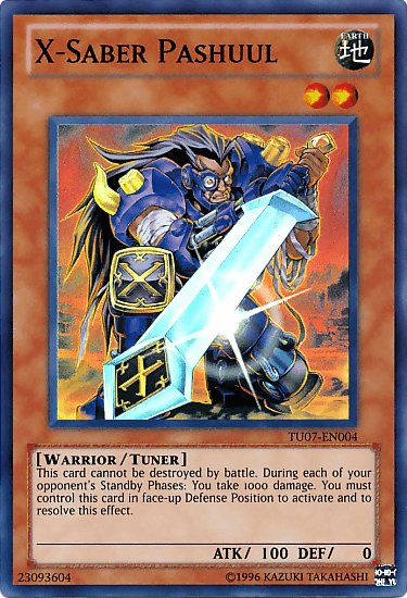 X-Saber Pashuul [TU07-EN004] Super Rare - Josh's Cards