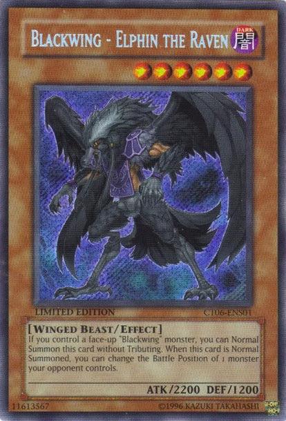 Blackwing - Elphin the Raven [CT06-ENS01] Secret Rare - Josh's Cards
