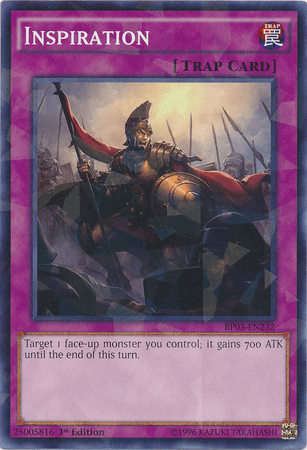 Inspiration [BP03-EN232] Shatterfoil Rare - Josh's Cards