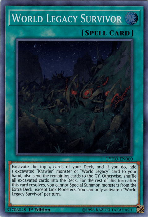 World Legacy Survivor [CYHO-EN060] Super Rare - Josh's Cards