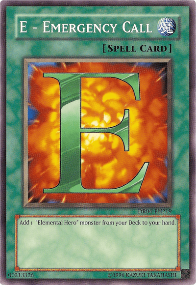 E - Emergency Call [DR04-EN219] Common - Josh's Cards