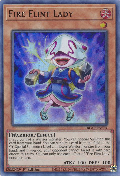Fire Flint Lady [BLAR-EN034] Ultra Rare - Josh's Cards