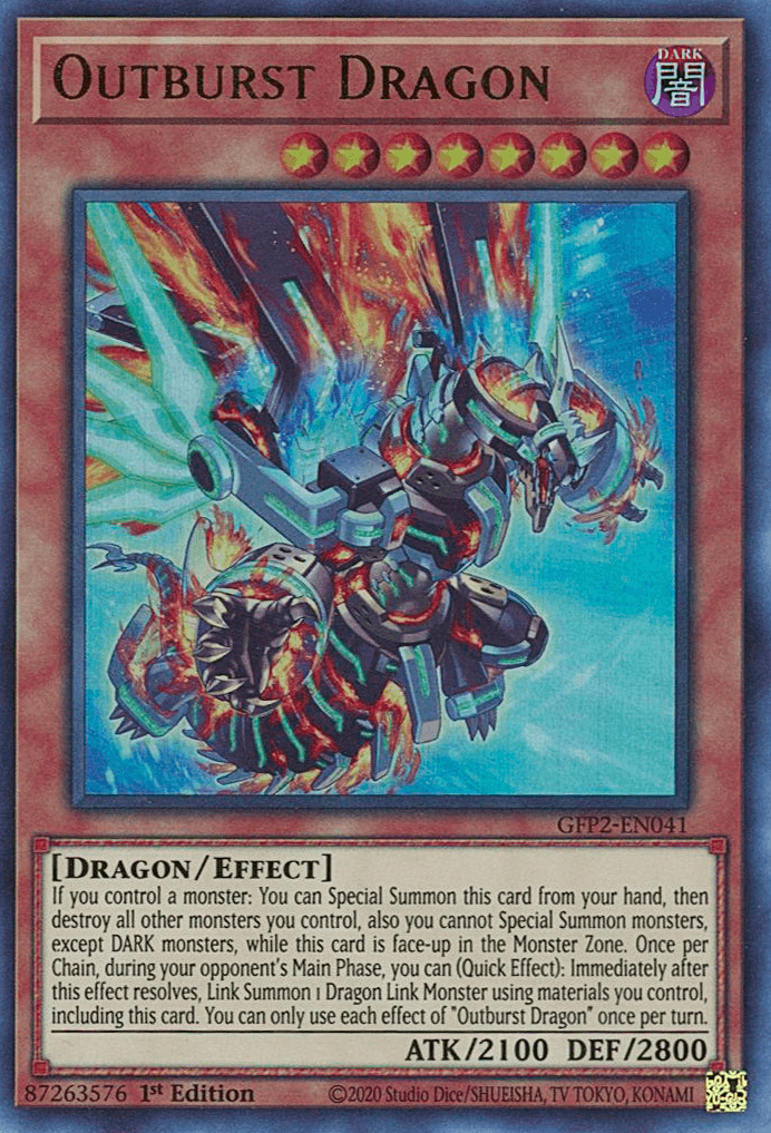 Outburst Dragon [GFP2-EN041] Ultra Rare - Josh's Cards