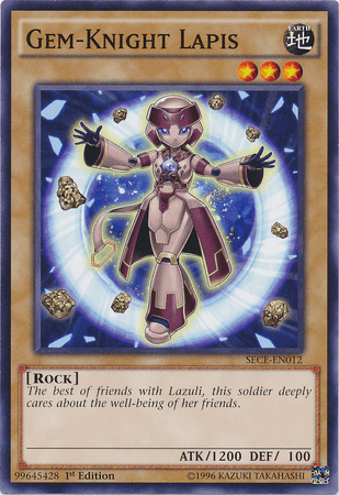 Gem-Knight Lapis [SECE-EN012] Common - Josh's Cards