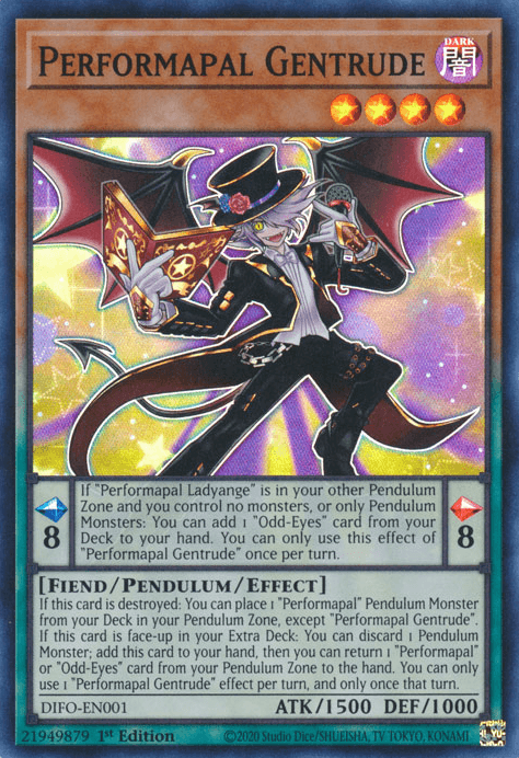 Performapal Gentrude [DIFO-EN001] Super Rare - Josh's Cards