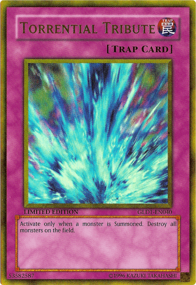 Torrential Tribute [GLD1-EN040] Gold Rare - Josh's Cards