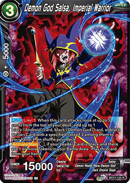 Demon God Salsa, Imperial Warrior (BT17-125) [Ultimate Squad] Parallel Foil