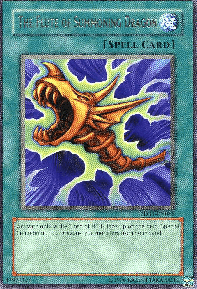 The Flute of Summoning Dragon [DLG1-EN088] Rare - Josh's Cards